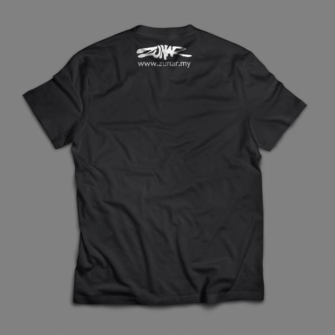 [Even My Pen Has A Stand] Black Short Sleeve T-Shirt by Zunar - Image 2