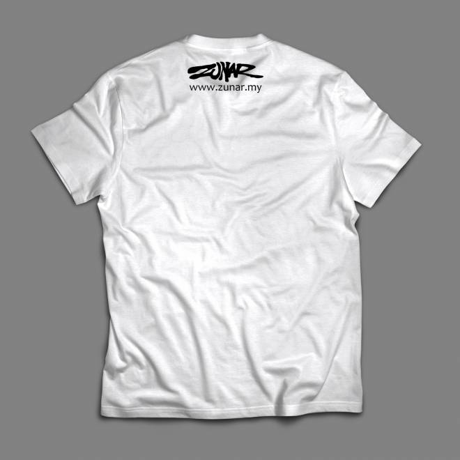 [Even My Pen Has A Stand] White Short Sleeve T-Shirt by Zunar - Image 2