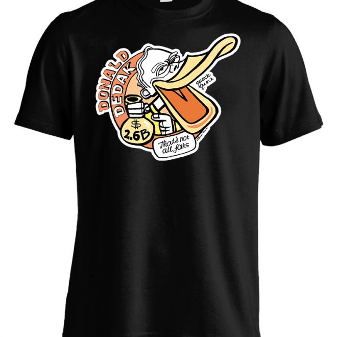Donald Dedak T-Shirt (Black) - Image 1