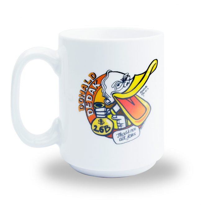 Donald Dedak Mug (White) - Image 1