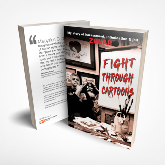 Fight Through Cartoons. My story of harassment, intimidation and jail - Zunar. (English) - Image 1